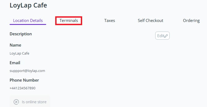 Branches Terminals