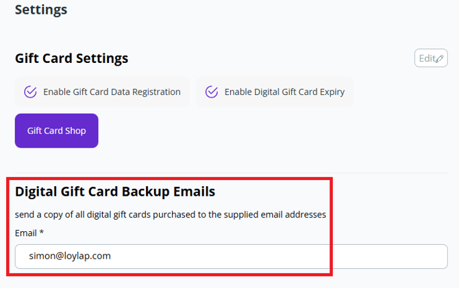 Digital Voucher Backup Highlight