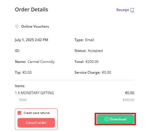 Download Voucher