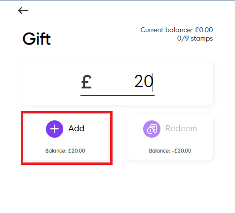 Add Amount