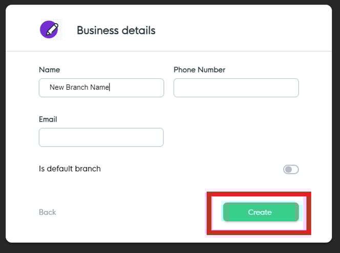 BP - Business Details 