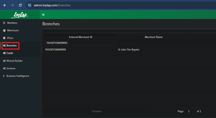 Branch Search