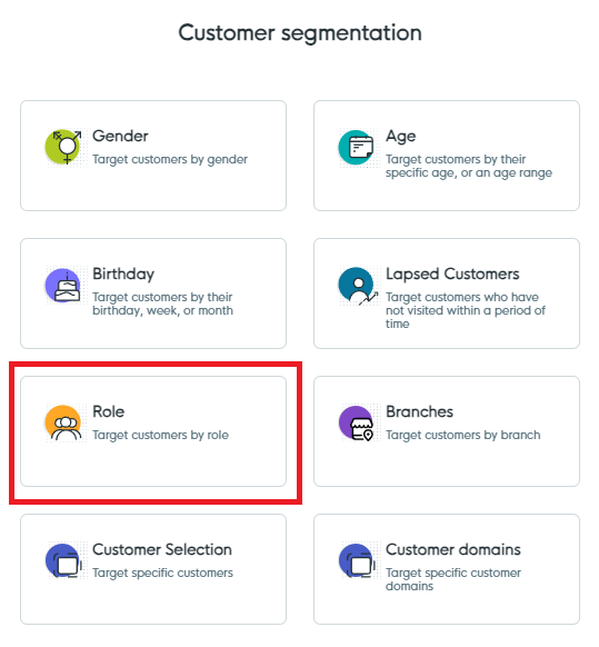 Customer Demographic Role