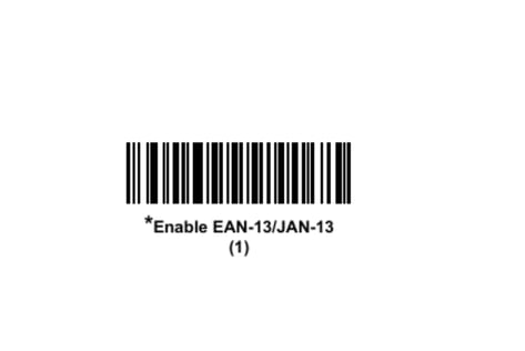 Enable EAN-13