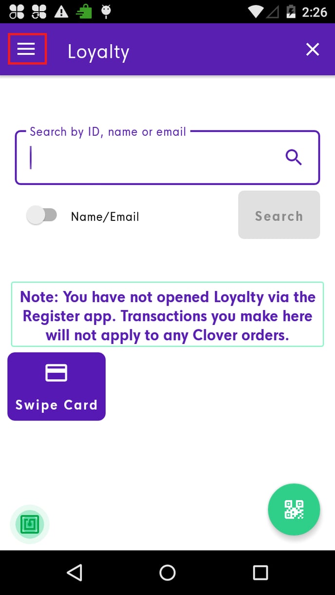 Flex Home Menu Highlight