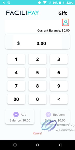 Gift Account Highlight