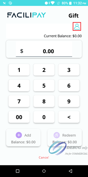 Gift Account Highlight