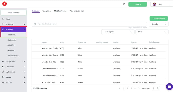 Inventory Products-2