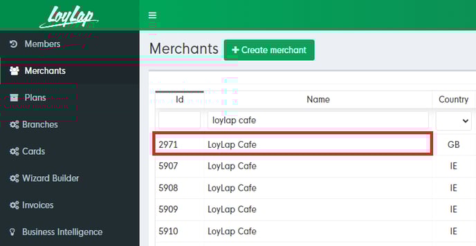 Merchant Admin