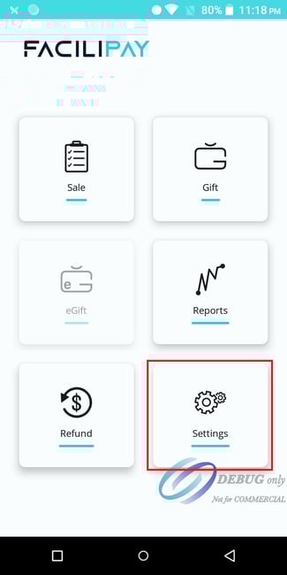 PAX Settings Highlight