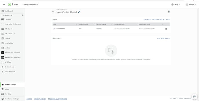 Release Group Blank Merchants