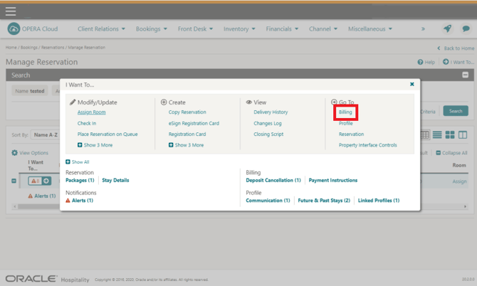Oracle Billing Highlight