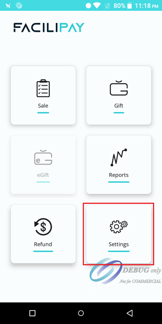 PAX Settings Highlight