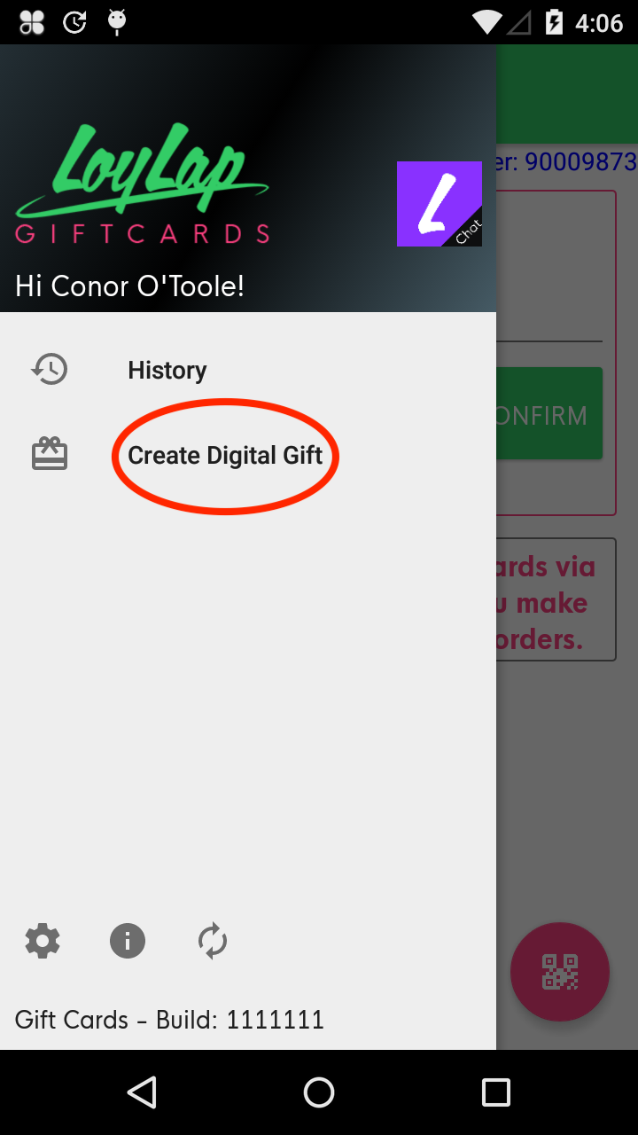 Send a Digital Gift Card on Clover Flex with Payments Plus
